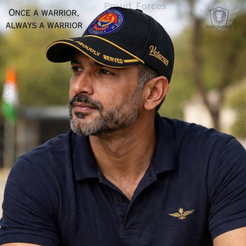 BSF (Black) Proudly Served Baseball Cap for Veterans -Premium Quality