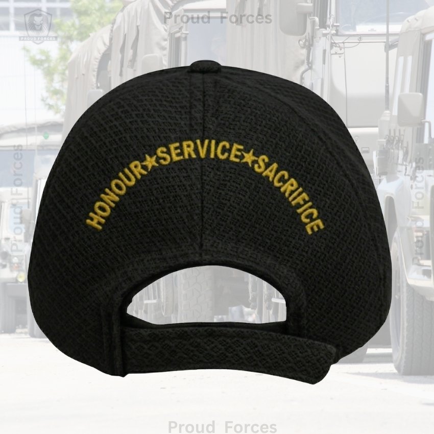 SSB Officers’ Veteran Baseball Cap (Black Color) -Premium Quality