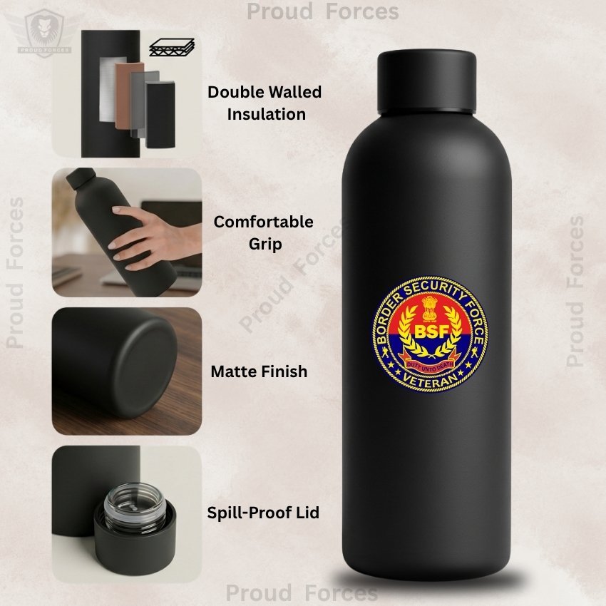 BSF Veteran Insulated Water Bottle