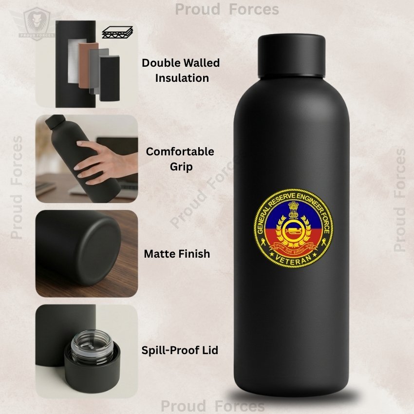 GREF Veteran Insulated Water Bottle