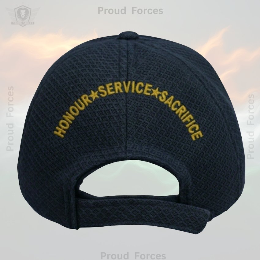 NSG Flag Officers’ Veteran Baseball Cap (Blue Color) - Premium Quality