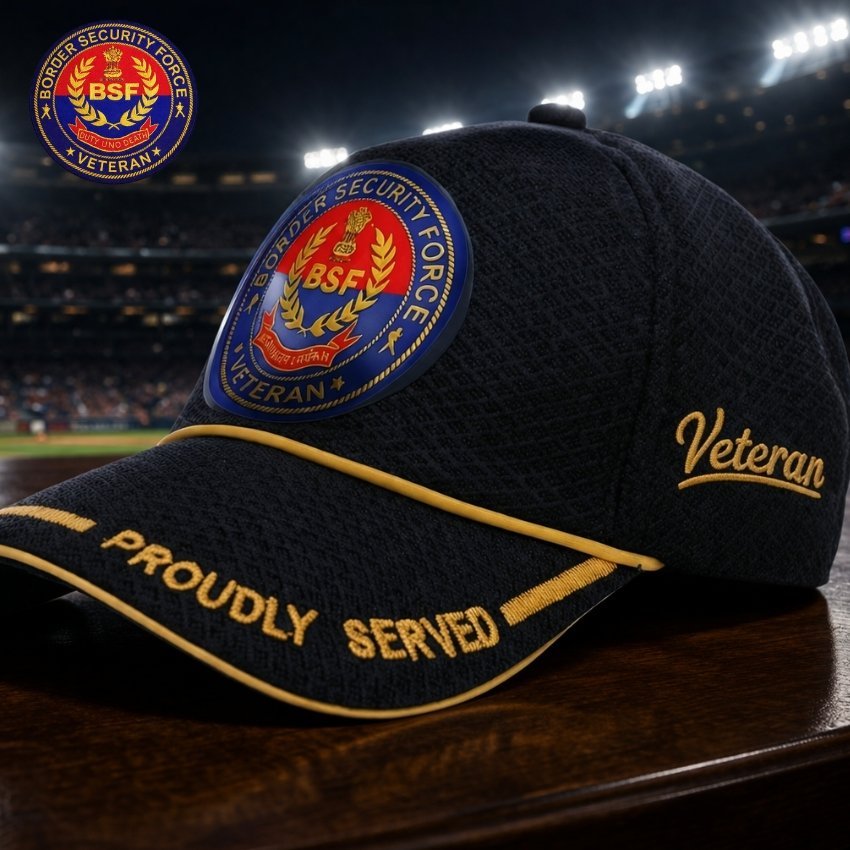 BSF (Black) Proudly Served Baseball Cap for Veterans -Premium Quality