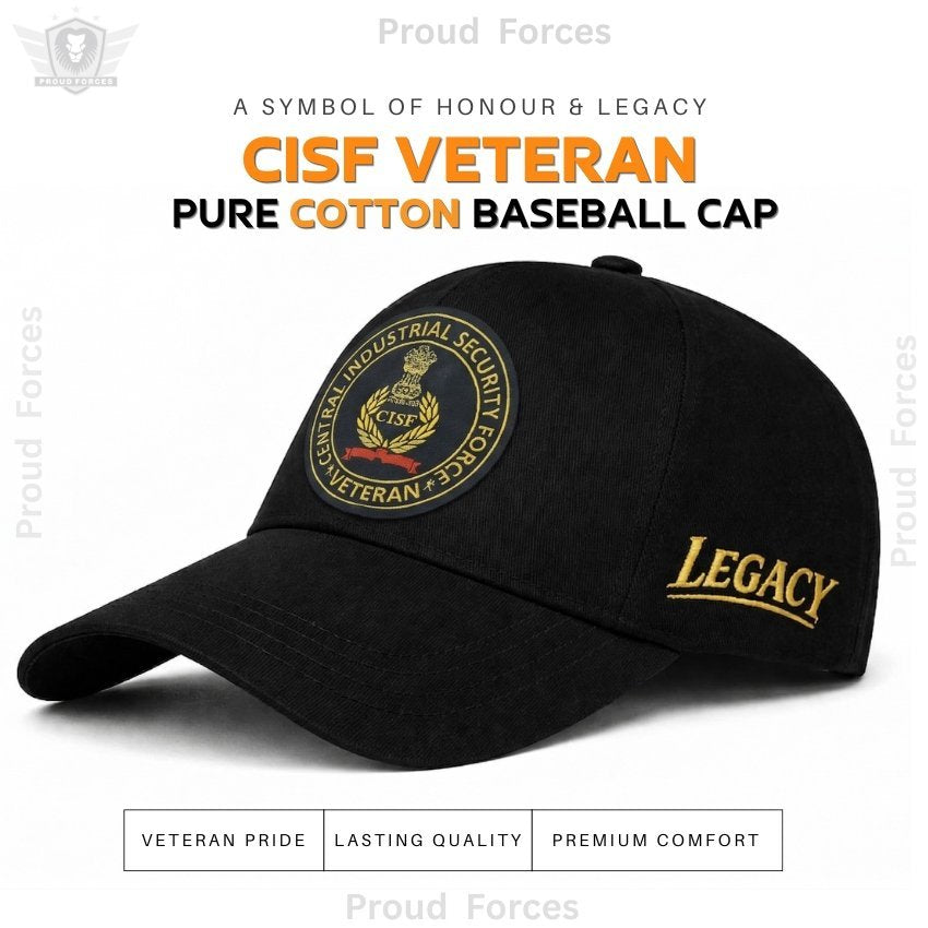 CISF Veteran Pure Cotton Cap