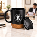 Advocate Matte Finish Coffee Mug with Cork Base