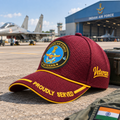Indian Air Force Proudly Baseball Cap for Veterans(Maroon Color)- Premium Quality