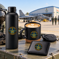 Indian Air Force Veteran Premium Combo Pack of 3 – Bottle, Coffee Mug & Leather Wallet