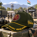 Army Proudly Veteran Baseball Cap (Olive Green Color)- Premium Quality