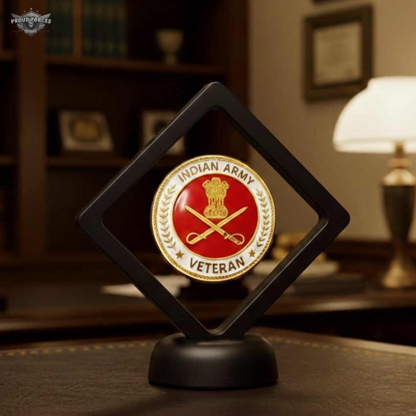 Premium Quality Indian Army Veteran Blazer Lapel Pin