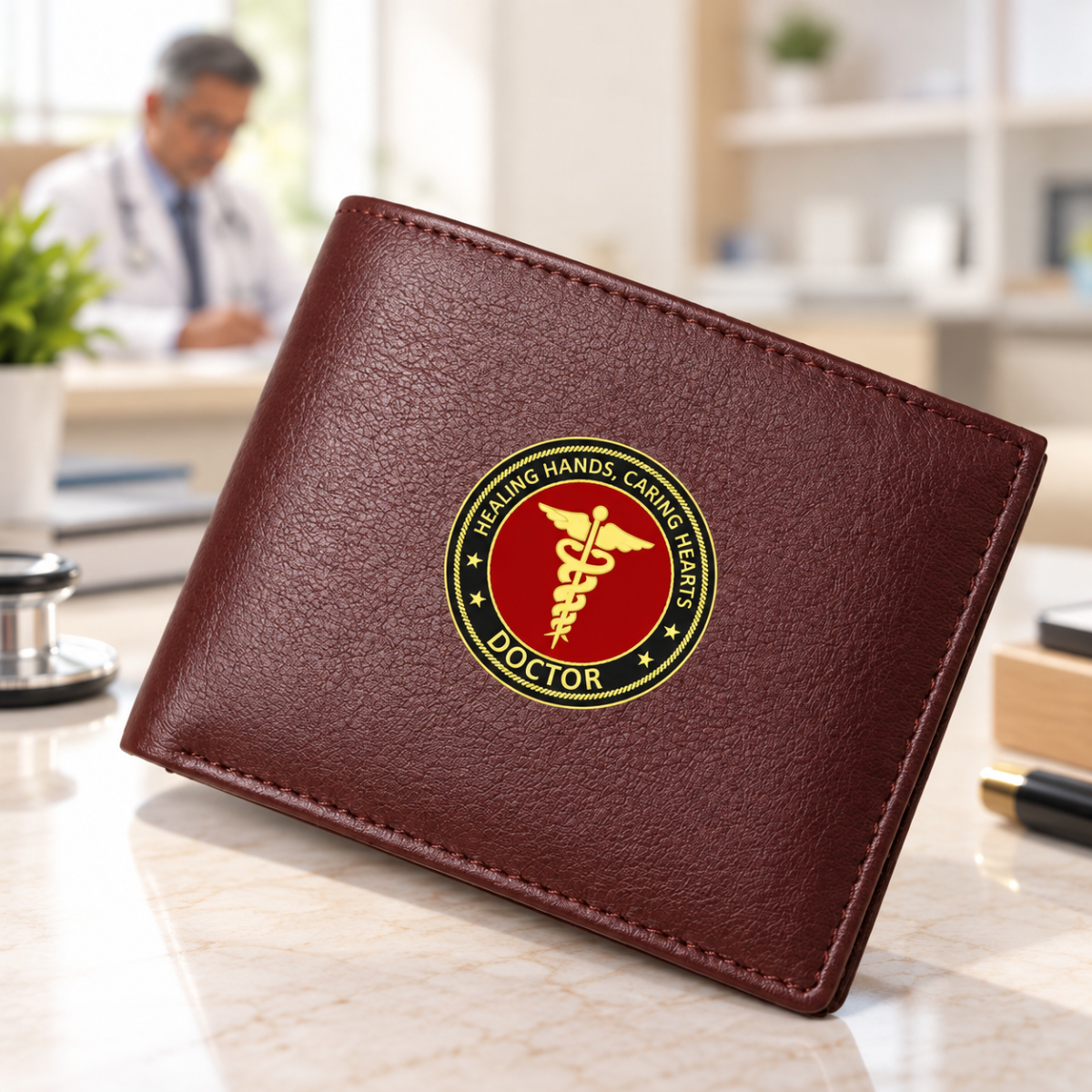 Doctor Brown Leather Wallet for Men (Premium Classic Edition)