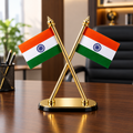 Premium Indian Flag Desk Stand