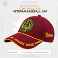 ITBP Proudly Baseball Cap for Veterans(Maroon Color)- Premium Quality