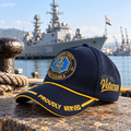 Indian Navy Proudly Baseball Cap for Veterans(Blue Color) -Premium Quality