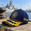 Indian Navy Flag Officers’ Veteran Baseball Cap (Blue Color) - Premium Quality