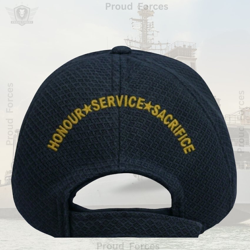 Indian Navy Proudly Baseball Cap for Veterans(Blue Color) -Premium Quality