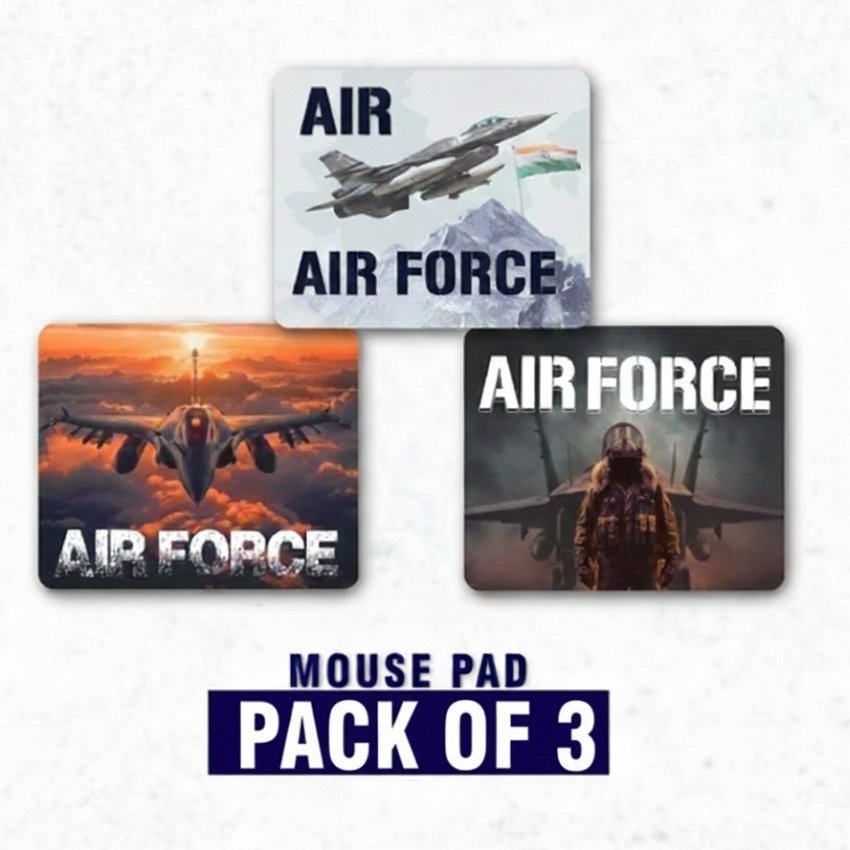Premium Quality Indian Air Force Mouse Pad – Pack of 3