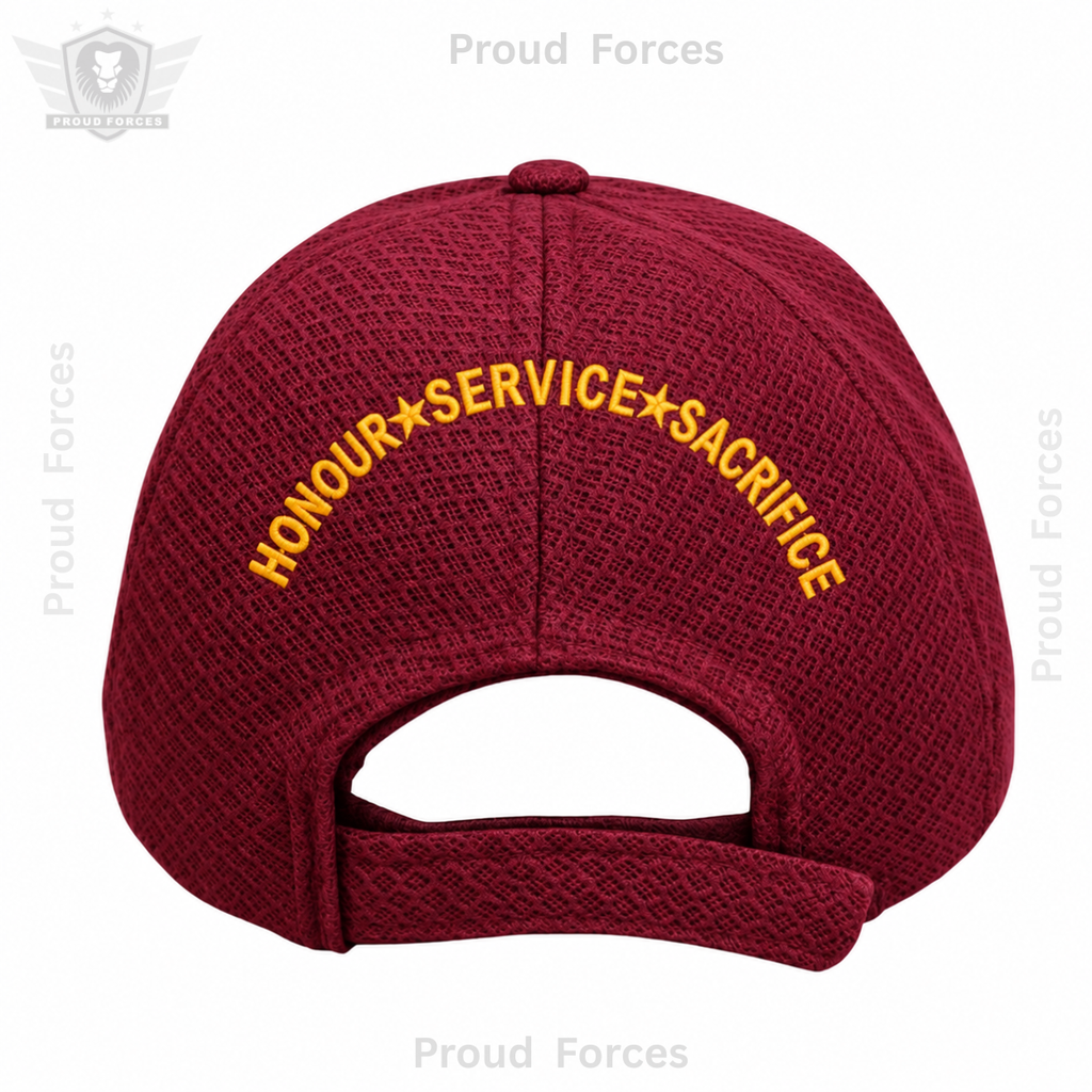 NSG Proudly Baseball Cap for Veterans(Maroon Color)- Premium Quality