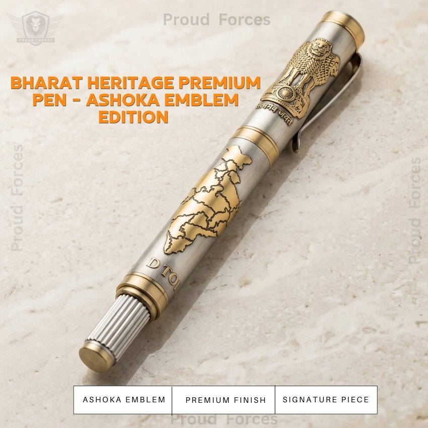 Bharat Heritage Premium Pen – Ashoka Emblem Edition