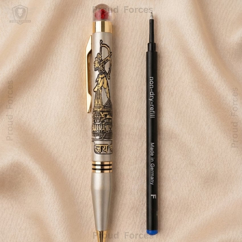 SHRI RAM PEN WITH RUDRAKSHA