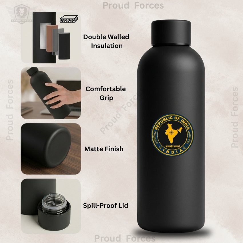 Republic of India Insulated Water Bottle