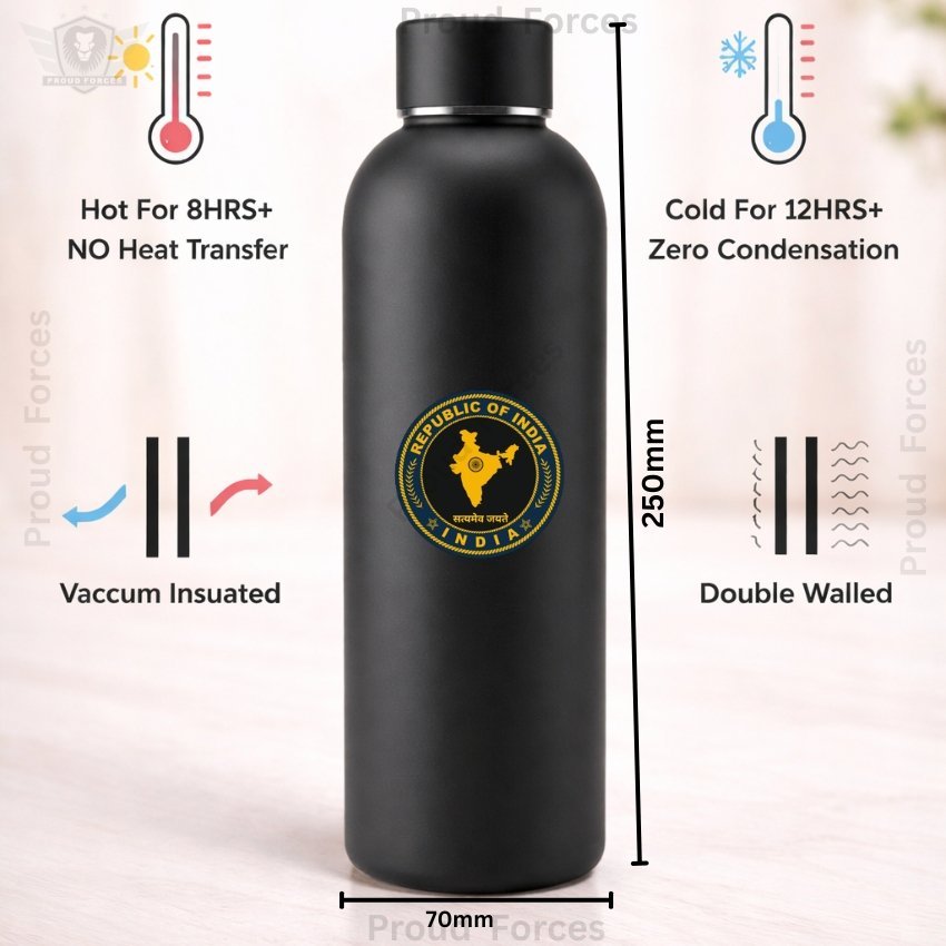 Republic of India Insulated Water Bottle