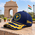 Republic of India Flag Officers’ Veteran Baseball Cap (Blue Color) -Premium Quality