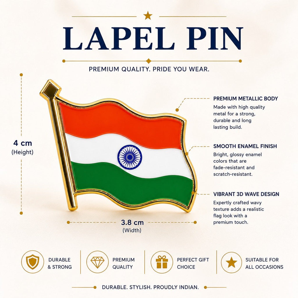 Indian Flag Lapel Pin