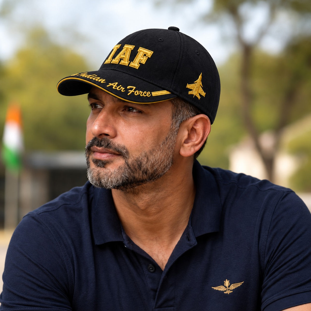Indian Air Force Veteran Caps Combo – Pure Cotton & Proudly Served Baseball Caps
