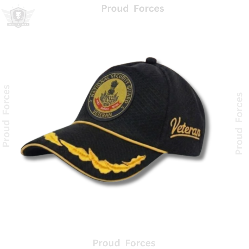 NSG Officer Veteran Cap & Sticker Combo