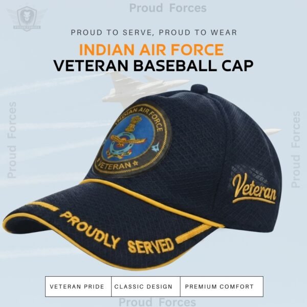 Air force Veteran Cap -blue color