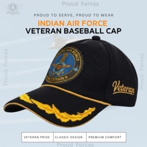 Air force Veteran Cap -black color