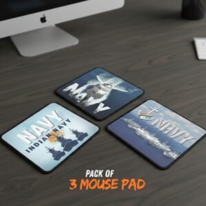 Premium Quality Indian Navy Mouse Pad – Pack of 3