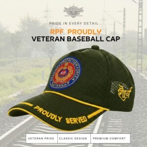 Premium Quality RPF Proudly Baseball Cap for Veterans (Olive Green Color)