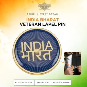 Premium Quality India Bharat Blazer Lapel Pin