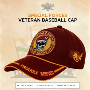 Premium Quality Special Forces – Proudly Served Veteran Baseball Cap (Maroon Color)