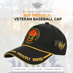 Premium Quality BSF (Black) Proudly Served Baseball Cap for Veterans