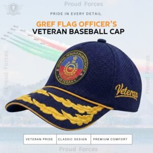 Premium Quality GREF Flag Officers’ Veteran Baseball Cap (Blue Color)