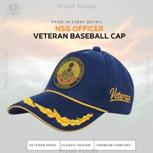 NSG Officer Veteran Baseball Cap (Blue Color) - Premium Quality