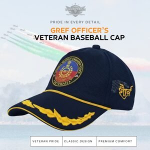 Premium Quality GREF Officers’ Veteran Baseball Cap (Blue Color)