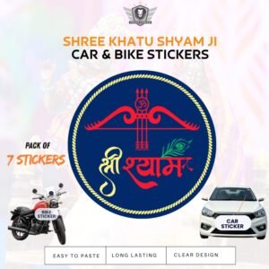 Premium Quality Shree Khatu Shyam Ji Car & Bike Stickers