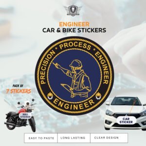 Premium Quality Engineer Car & Bike Stickers