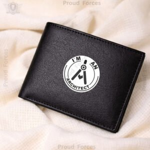 Architect Black Leather Wallet for Men (Premium Classic Edition)