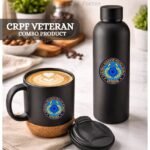 CRPF Veteran Matte Finish Bottle & Coffee Mug Combo Set