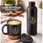 CAPF Veteran Matte Finish Bottle & Coffee Mug Combo Set