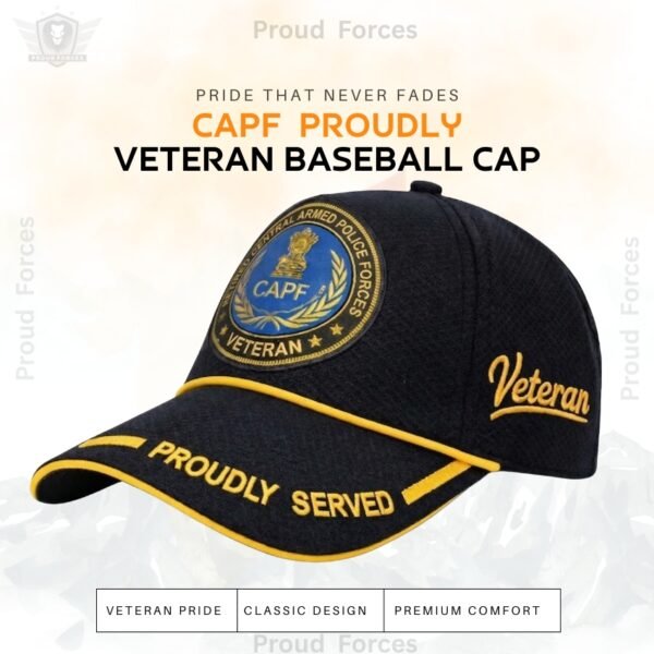 CAPF Veteran Cap - black