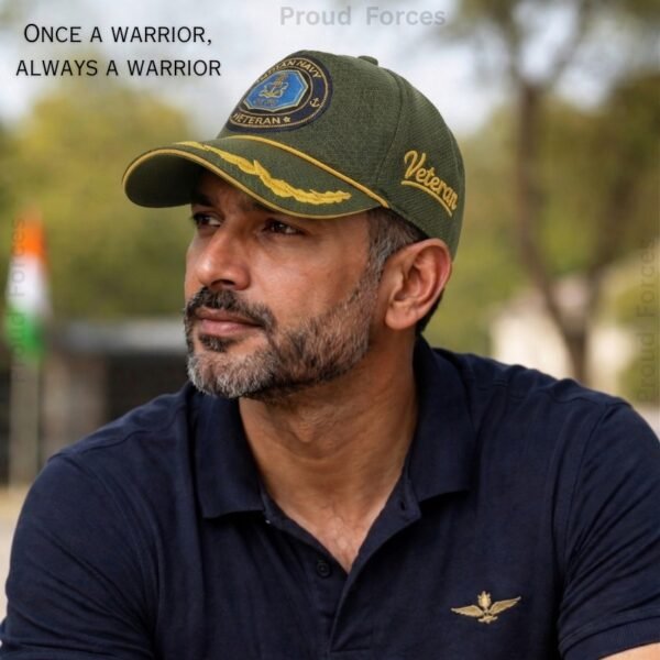 Navy Veteran Cap-olive green