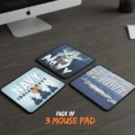 Premium Quality Indian Navy Mouse Pad – Pack of 3