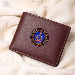 CISF Veteran Brown Leather Wallet for Men (Premium Classic Edition)