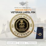 Premium Quality Indian Navy Veteran Blazer Lapel Pin