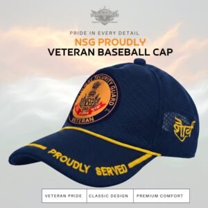 Premium Quality National Security Guard Proudly Veteran Baseball Cap (Blue Color)