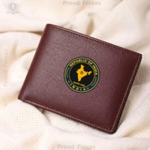 Republic of India Brown Leather Wallet for Men